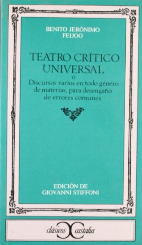 Stock image for Teatro crtico universal . (Spanish Edition) for sale by Irish Booksellers