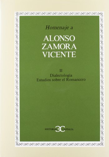 Stock image for Homenaje a Alonso Zamora Vicente, vol. II . for sale by AG Library