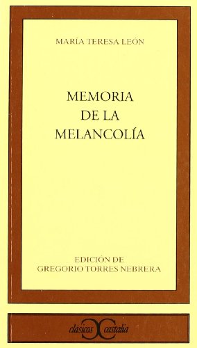 9788470398322: Memoria de la melancola . (CLASICOS CASTALIA. C/C.)