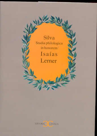 Beispielbild fr Silva. Studia philologica in honorem LOZANO REBIEBLAS, ISABEL COOR zum Verkauf von Iridium_Books
