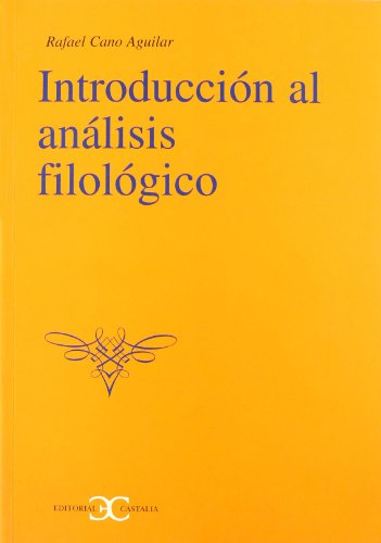 Imagen de archivo de Introduccin al Anlisis Filolgico a la venta por Zilis Select Books