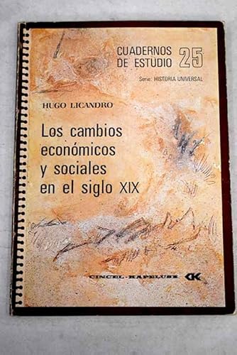 Stock image for Los Cambios Economicos y Sociales en el Siglo Xix. Cuadernos de Estudios N 25. for sale by Hamelyn