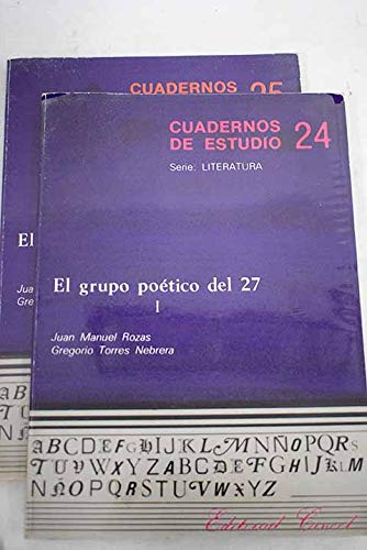 Imagen de archivo de Grupo Poetico Del 27, El. a la venta por Hamelyn