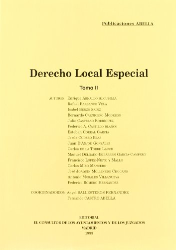 Beispielbild fr Derecho Local Especial: Parte de 9788470522727 zum Verkauf von Hamelyn