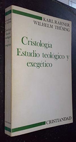 Imagen de archivo de CRISTOLOGA ESTUDIO TEOLGICO Y EXEGTICO a la venta por Zilis Select Books