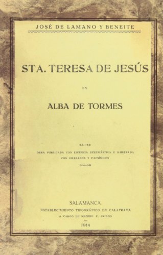 Imagen de archivo de SANTA TERESA EN ALBA DE TORMES a la venta por KALAMO LIBROS, S.L.