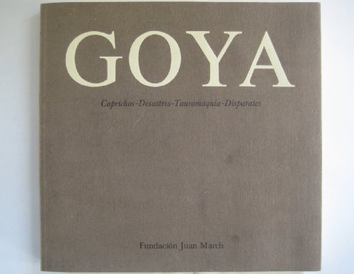 Stock image for Goya: Caprichos Desastres Tauromaquia Disparates for sale by Books From California