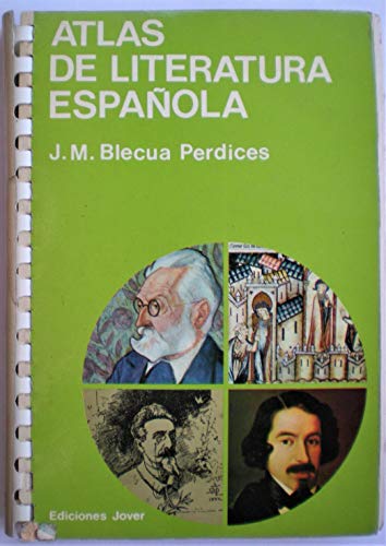 9788470930157: Atlas De Literatura Espanola/Atlas of Spanish Literature