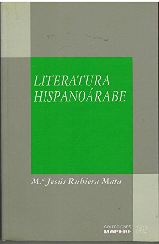 Beispielbild fr livro literatura hispanoarabe maria jesus rubier zum Verkauf von LibreriaElcosteo