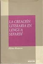 9788471003553: Creacion literaria en lengua sefardi, la