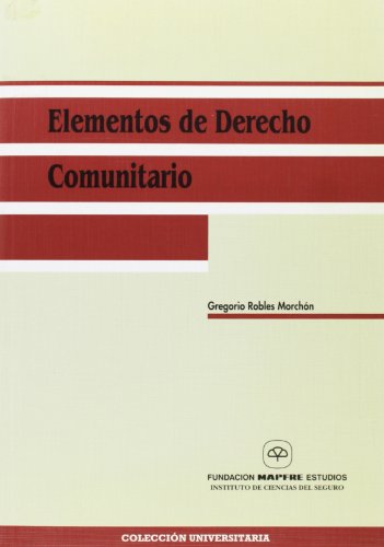 Beispielbild fr Elementos de derecho comunitario zum Verkauf von AG Library
