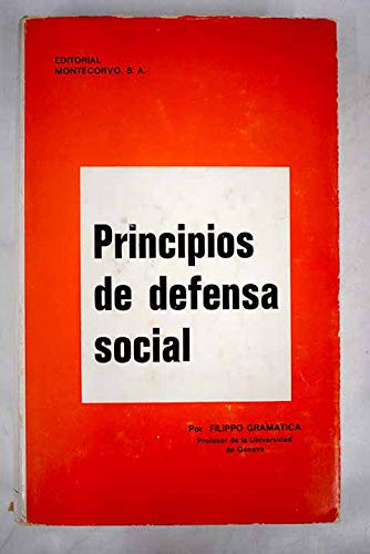 9788471110732: PRINCIPIOS DE DEFENSA SOCIAL