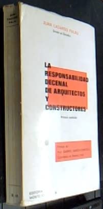 Stock image for La Responsabilidad decenal De Arquitectos y Constructores for sale by Librera Gonzalez Sabio