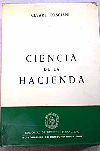 Imagen de archivo de Ciencia de la Hacienda a la venta por Librera 7 Colores