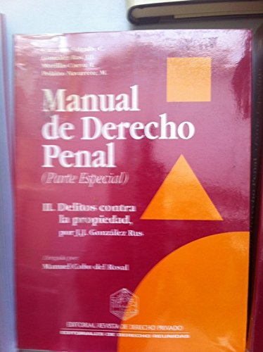 9788471307514: Manual de derecho penal; t.2d