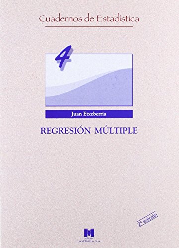 Stock image for REGRESION MULTIPLE. for sale by AG Library