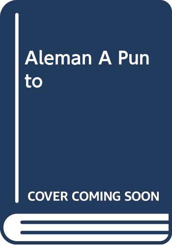 Stock image for El alemn a punto (libro y 4 cassettes) for sale by HISPANO ALEMANA Libros, lengua y cultura