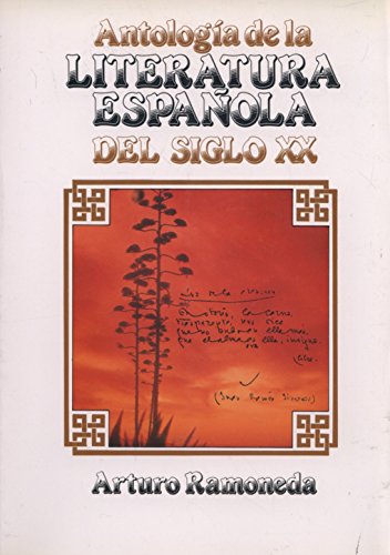 Beispielbild fr Antologa literatura española siglo XX (Spanish Edition) zum Verkauf von HPB-Red