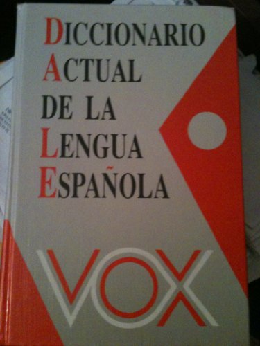 Imagen de archivo de livro diccionario actual de la lengua espanola vox 1995 a la venta por LibreriaElcosteo
