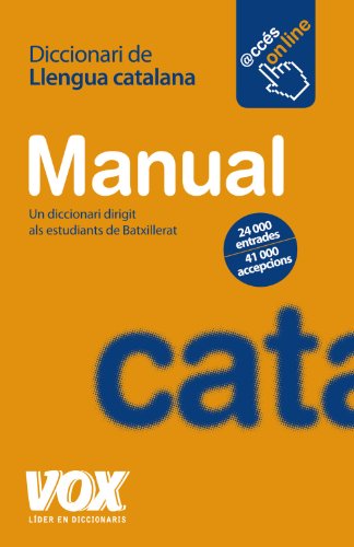 Stock image for Diccionari manual de llengua catalana (Vox - Lengua Catalana - Diccionarios Generales) for sale by medimops