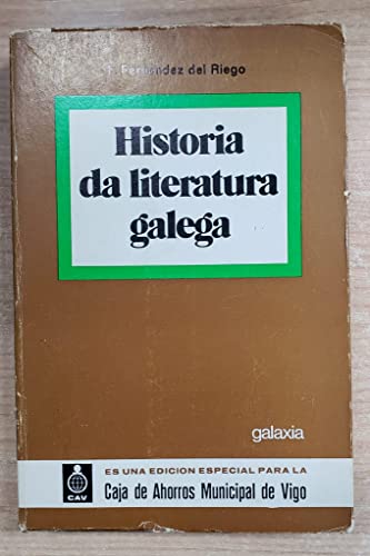 Stock image for Historia da literatura galega for sale by LibroUsado | TikBooks