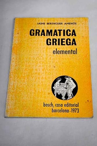 Stock image for Gramtica griega elemental for sale by Elefante de los Libros