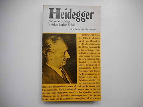 Beispielbild fr Heidegger O La Experiencia Del Pensamiento zum Verkauf von Pepe Store Books