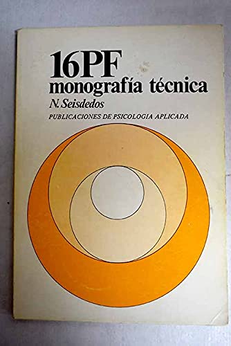 Stock image for 16 Pf Monografia Tecnica for sale by Hamelyn