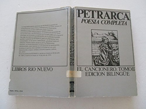 Imagen de archivo de EL CANCIONERO. TOMO II. EDICIN BILINGE PETRARCA a la venta por LIBRERA COCHERAS-COLISEO