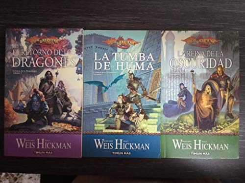 Imagen de archivo de Crnicas de la Dragonlance ( 3 volmenes) El retorno de los dragones - La tumba de Huma - La reina de la oscuridad a la venta por Librera Antonio Azorn