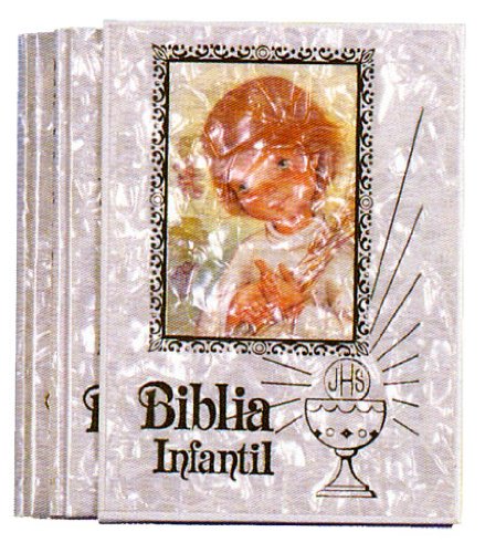 Imagen de archivo de BIBLIA INFANTIL 2T.(5)-NACARINA CON LAMINA-CANTOS DORADOS a la venta por Iridium_Books