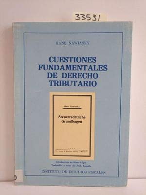 9788471964137: Cuestiones fundamentales de derecho tributario