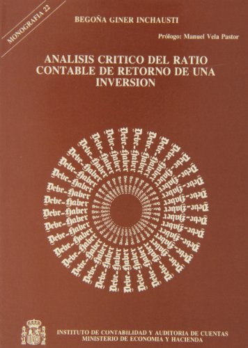 Stock image for ANALISIS CRITICO DEL RATIO CONTABLE DE RETORNO DE UNA INVERS for sale by Iridium_Books