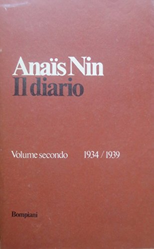 Imagen de archivo de Anais Nin. Ii Diario 1934 / 1939 a la venta por RecicLibros