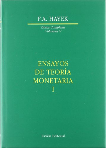 Stock image for Ensayos de teora monetaria I for sale by MARCIAL PONS LIBRERO