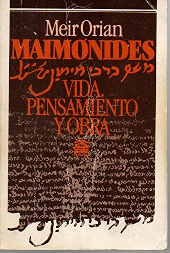 9788472130968: Maimonides
