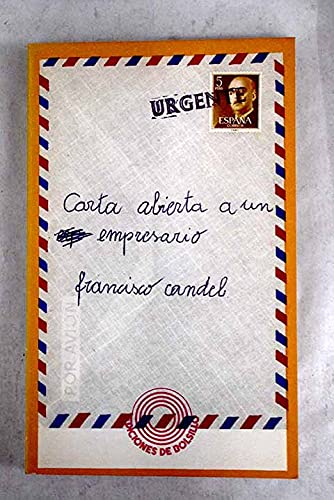 Imagen de archivo de Carta abierta a un empresario a la venta por HISPANO ALEMANA Libros, lengua y cultura