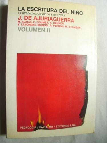 Imagen de archivo de LA ESCRITURA DEL NIO VOLUMEN II a la venta por Librera Rola Libros