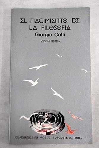 9788472235779: El Nacimiento De La Filosofia