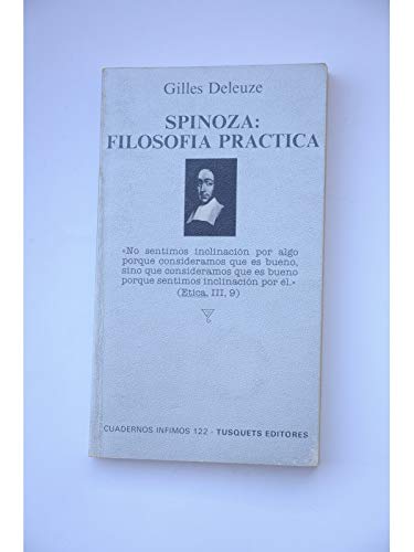 9788472236226: Spinoza: filosofa prctica: 122 (Cuadernos Infimos)