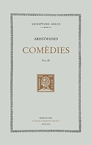 9788472250635: Comdies, vol. IV: Els ocells. Lisstrata