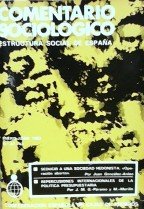 Stock image for Comentario sociolgico [estructura social de Espaa] - Diciembre 1974, N 8 for sale by NOMBELA LIBROS USADOS