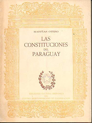 Imagen de archivo de Las constituciones del Paraguay (Spanish Edition) a la venta por Iridium_Books