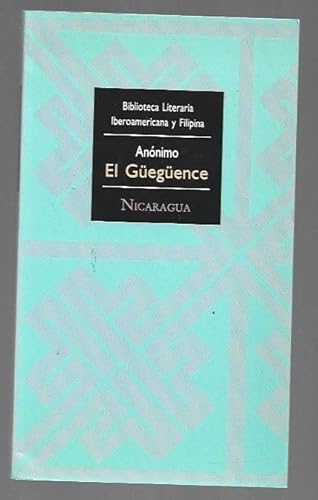 Stock image for El Gu?egu?ence (Biblioteca literaria iberoamericana y filipina) (Spanish Edition) for sale by Iridium_Books
