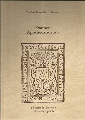 Beispielbild fr Examen Apothecariorum zum Verkauf von Hamelyn