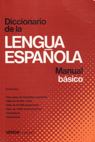 Beispielbild fr Diccionario de la Lengua Espanola (MANUAL BASICO) zum Verkauf von Half Price Books Inc.