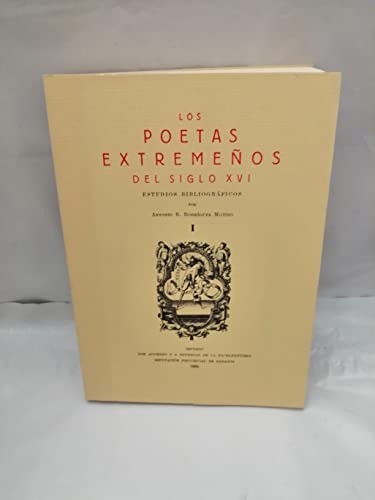Stock image for Los poetas extremen?os del siglo XVI: Estudios bibliogra?ficos (Spanish Edition) for sale by Iridium_Books
