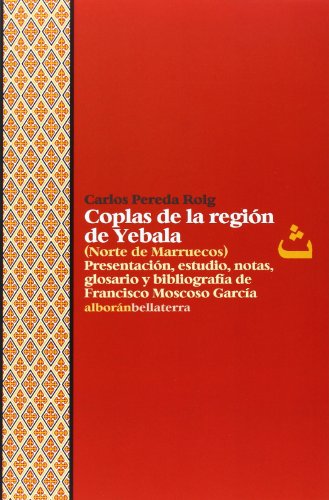 Imagen de archivo de COPLAS DE LA REGION DE YEBALA (NORTE DE MARRUECOS) a la venta por KALAMO LIBROS, S.L.