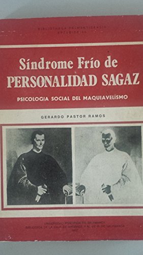 Stock image for Sndrome fro de personalidad sagaz: psicologa social del maquiavelismo (Bibliotheca Salmanticensis) for sale by Pepe Store Books