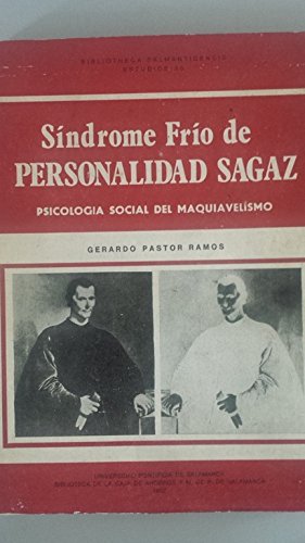 9788472991002: Sndrome fro de personalidad sagaz: psicologa social del maquiavelismo (Bibliotheca Salmanticensis) (Spanish Edition)